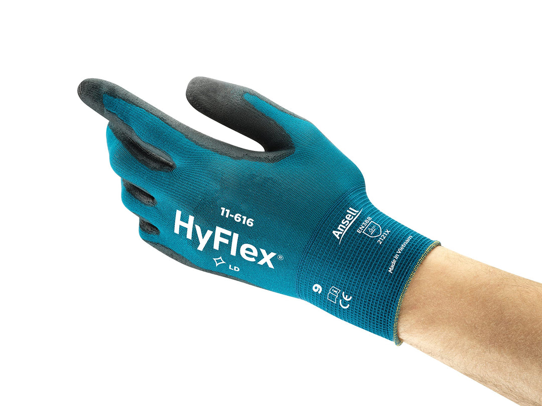 Ansell Unisex 11616 Handschuhe, Schwarz, Grösse 9 (24 Stück) EU