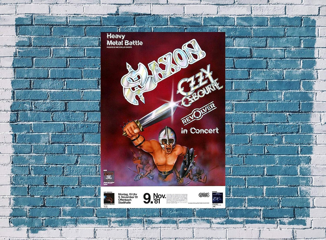 George Thorogood - In Concert, Frankfurt 1981 » Konzertplakat/Premium Poster | Live Konzert Veransta