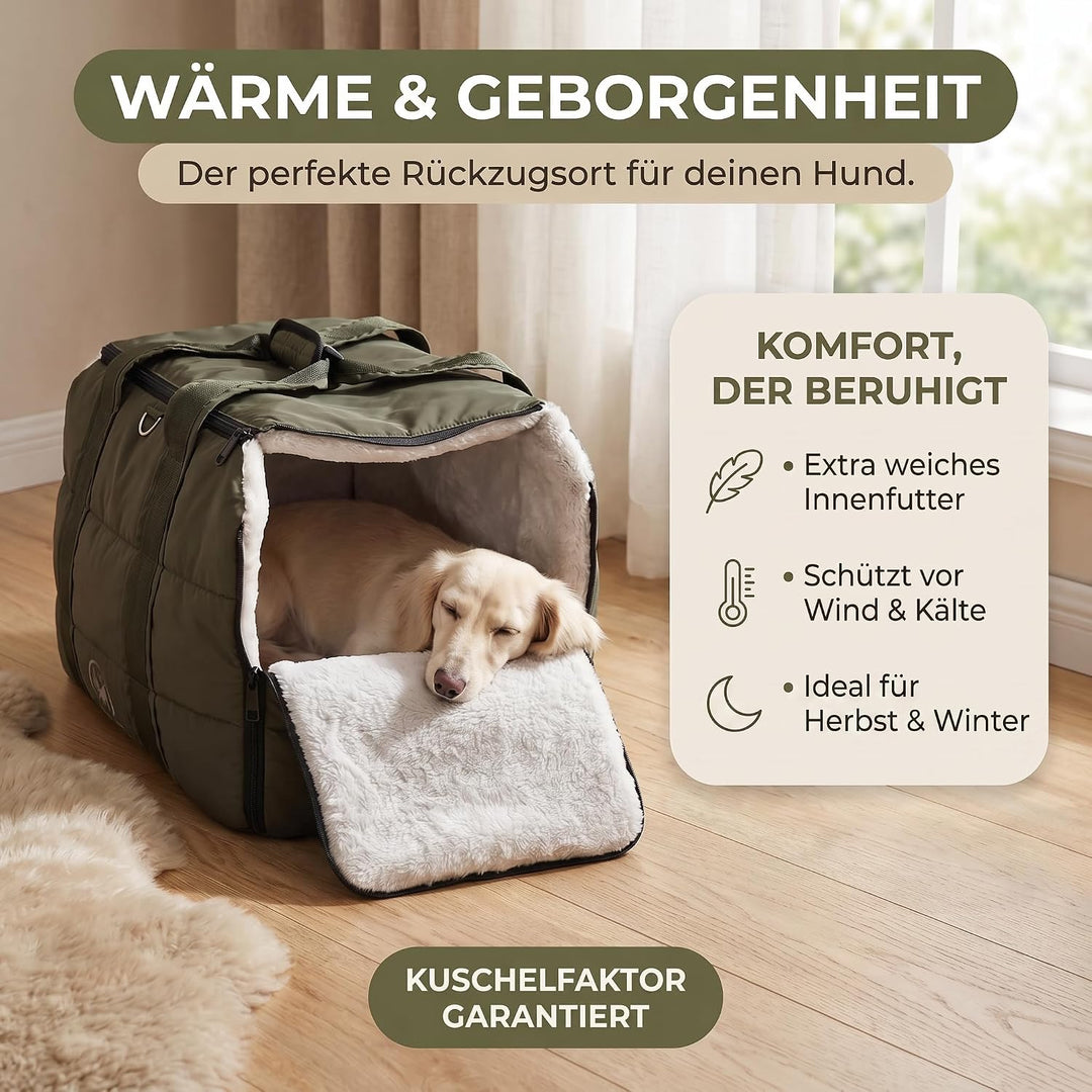 2-in-1 Hundetasche für kleine Hunde 10kg – Hundetragetasche &amp; Reisedecke – Tragetasche für Welpen &amp;