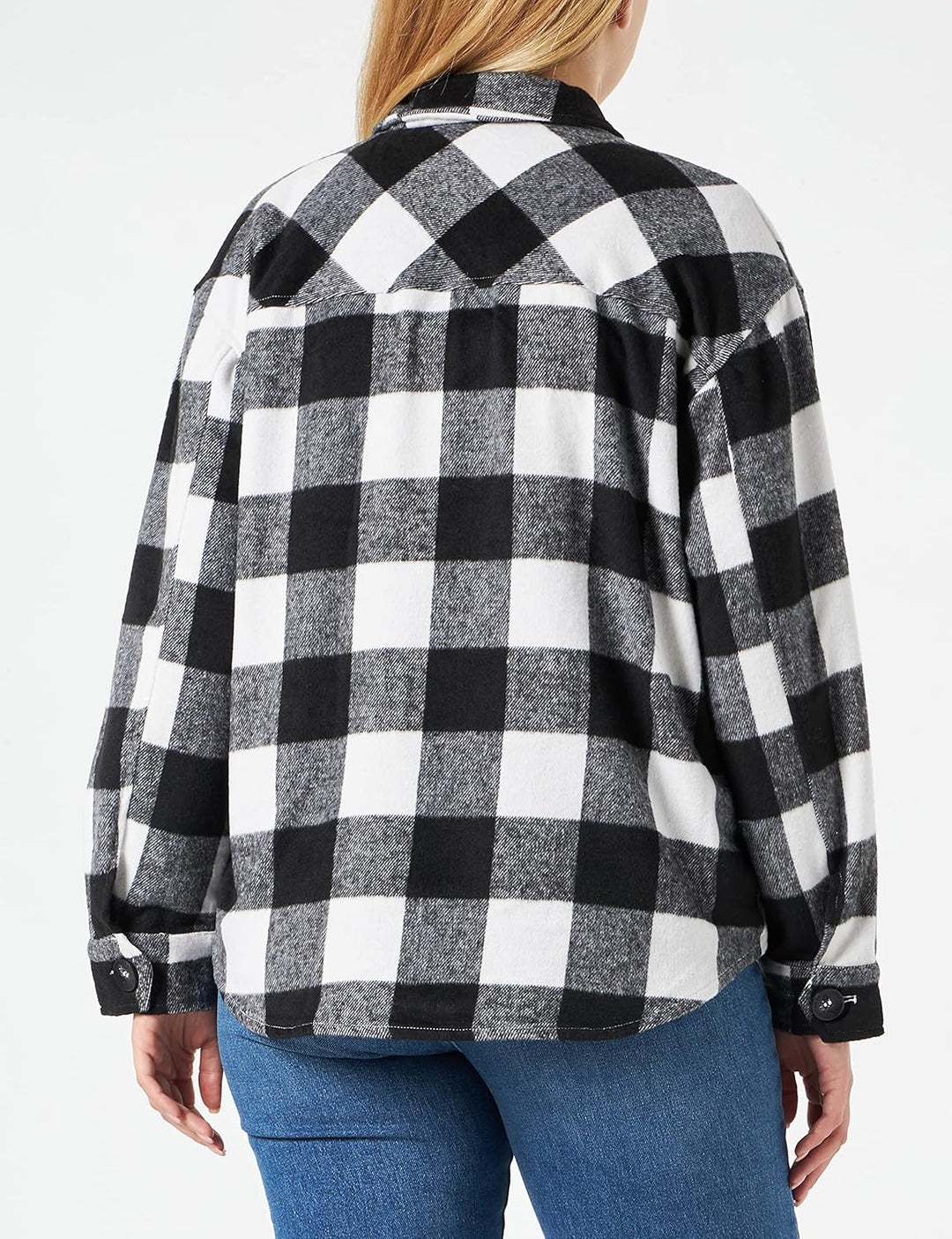 ONLY Damen Onlny Marsala Check Shacket Cc OTW Hemd-Jacke, M