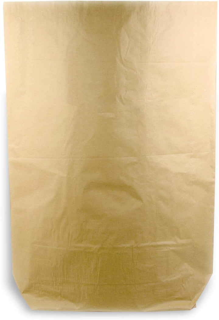 Hypafol Bio Papier Müllbeutel 50 Stück | abbaubare braune Biomüllbeutel für kompostierbare & biologi