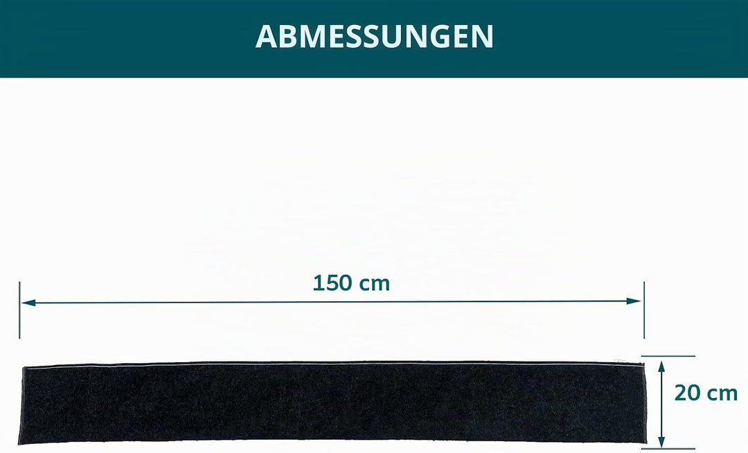 4 Stück Wasseraktivierte Hochwassersperre, 150 cm, für Haustür, Überschwemmungsbeutel ohne Sand für
