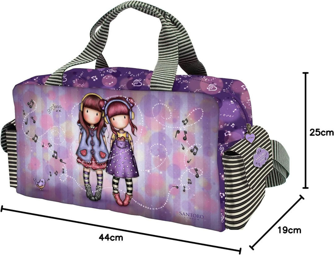 SANTORO M611b, Kindertasche, lila, 440 x 250 x 190 mm, dunkelviolett, 440x250x190 mm, sporttasche