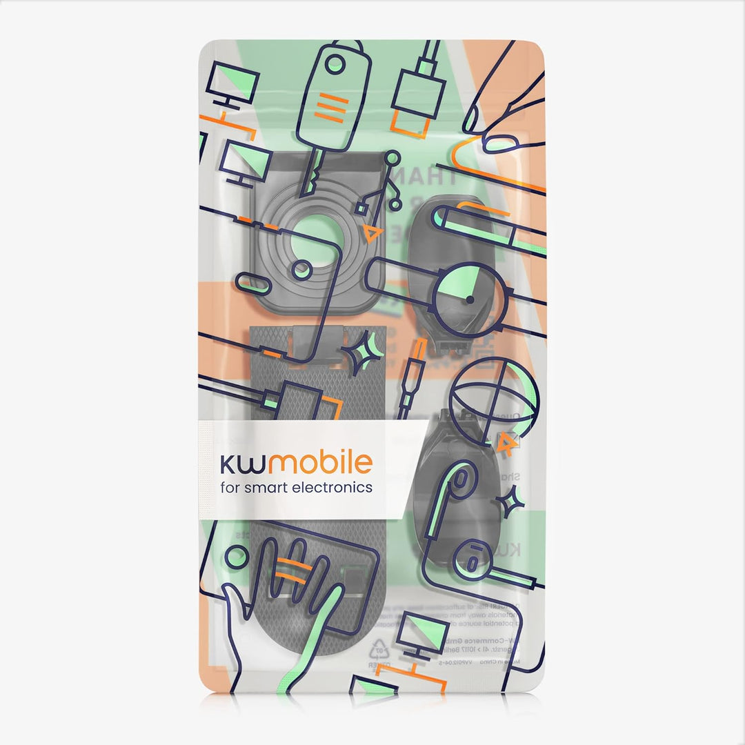 kwmobile Halter für Elektrorasierer aus robustem ABS - Badezimmer Organizer für Elektro Rasierer Zah