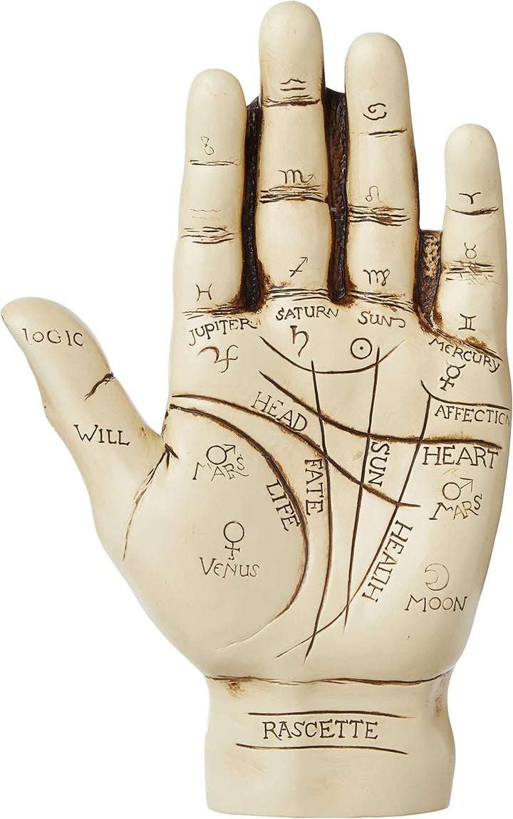 Design Toscano Handfläche, Figur Polyresin Hand, Polyresin Hand