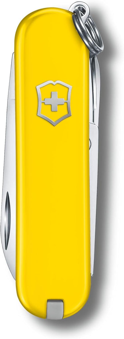 Victorinox Schweizer Taschenmesser, Klein, Classic SD, Multitool, Swiss Army Knife, Geschenk, 7 Funk