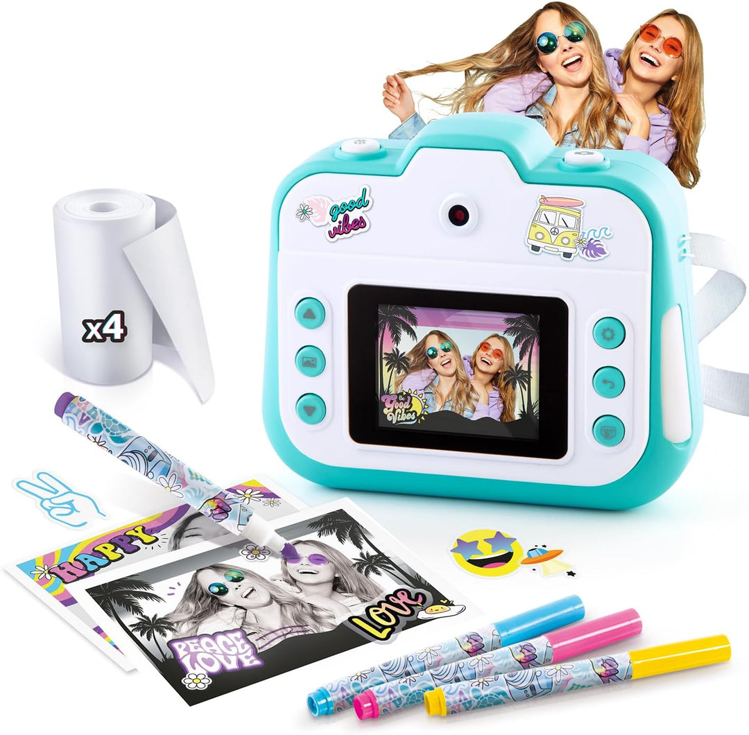 Canal Toys CLK 001 Instant-Druck Creator-Foto, Selfie und Video-Thermopapier für 250 Fotos-LCD-Displ