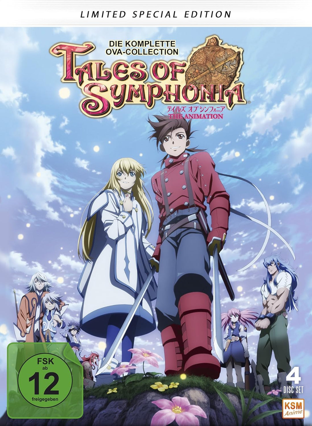 Tales of Symphonia (Special Limited Edition im Mediabook) (4 Disc-Set), DVD