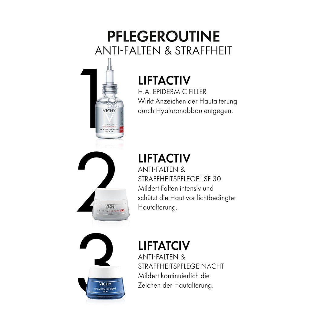 L'Oréal Paris Liftactiv Anti-Falten Straffheit Creme LSF 30, 50 ml, Farblos