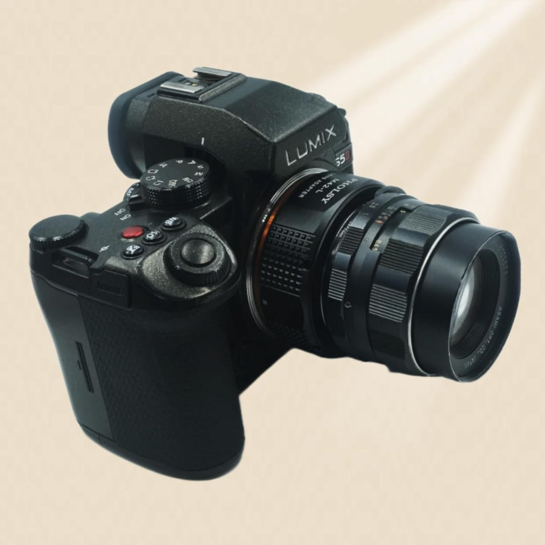 PHOLSY Objektivadapter für M42 42mm Schraubmontage-Objektiv und L Mount Kameragehäuse Konverter Komp