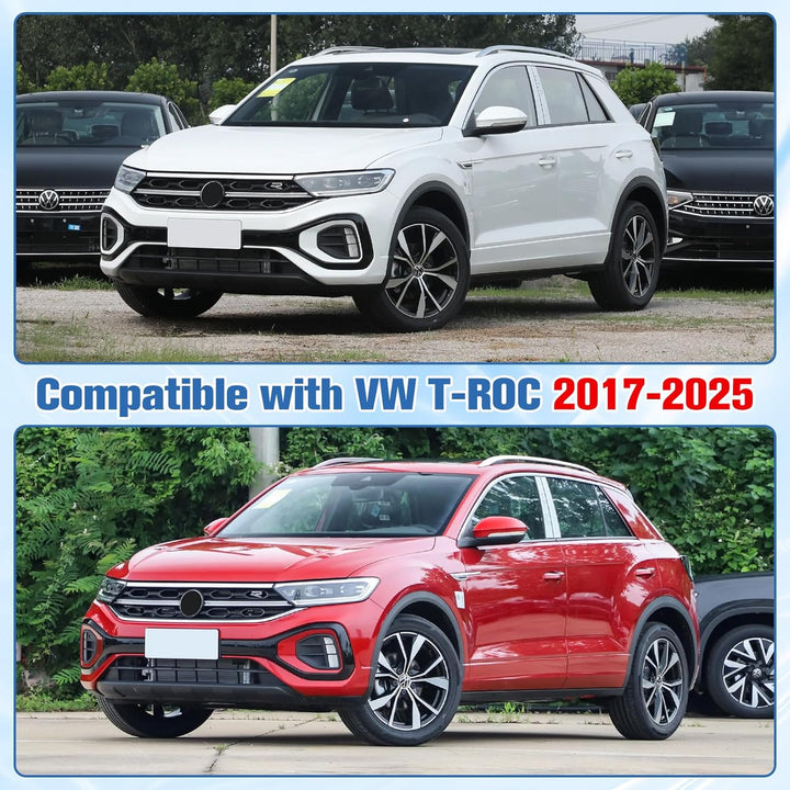 Halbgarage Auto Winterabdeckung Kompatibel mit VW T-ROC 2017-2025 – Stabile Hagelsichere Autoabdecku