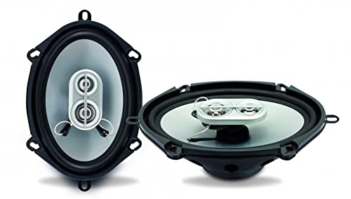 Caliber Lautsprecher Auto - 2er Set Auto Boxen - Koaxial Lautsprecher 3-Wege - Max. 120 W - 50 W RMS