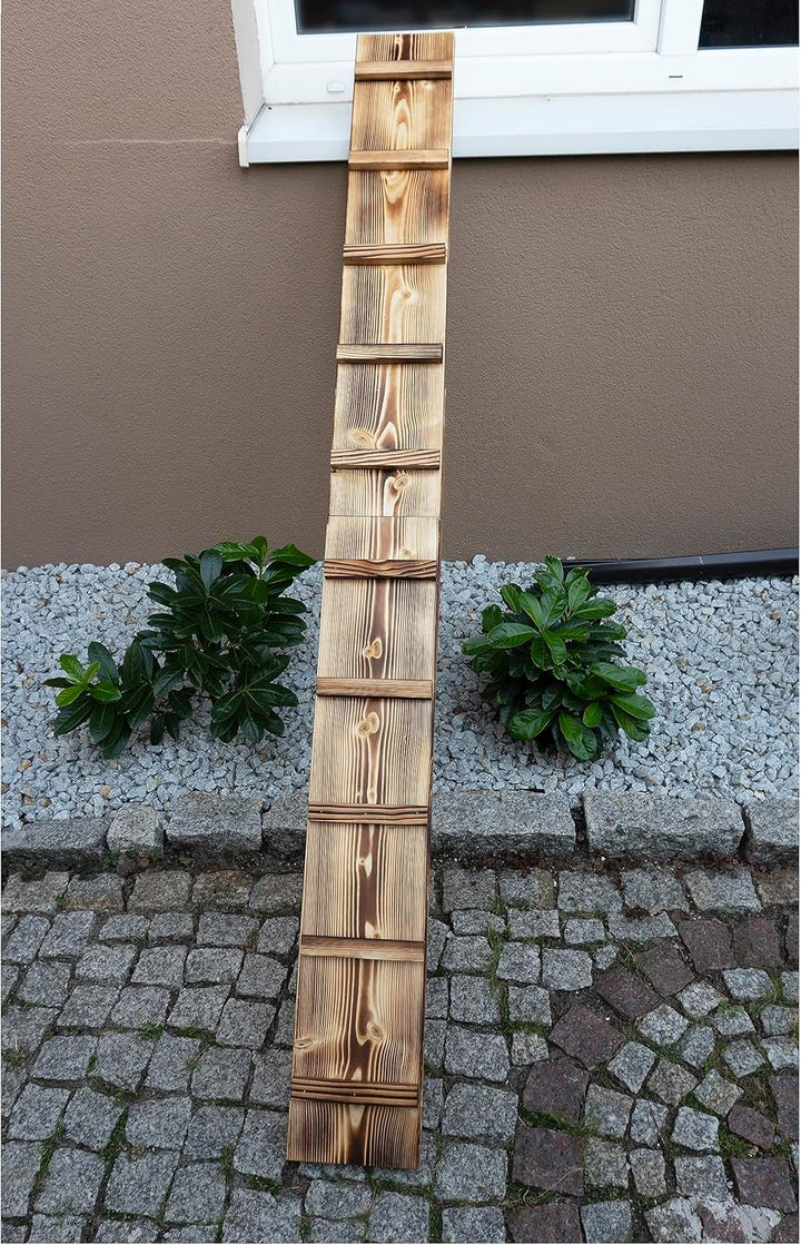 Katzenleiter Katzentreppe Geflammt Katzenstufe für Balkon 1m ohne Befestigung