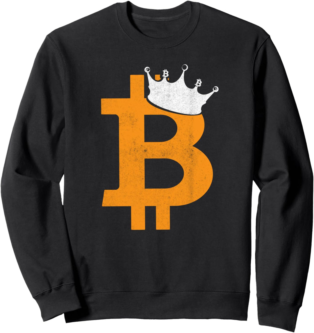 Crown Bitcoin King Sweatshirt