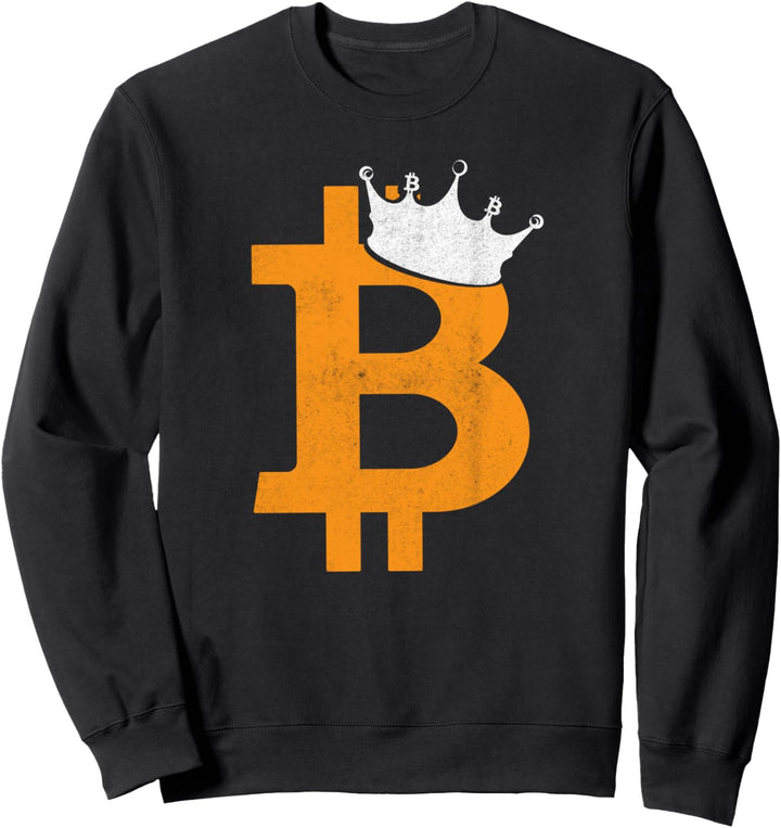 Crown Bitcoin King Sweatshirt