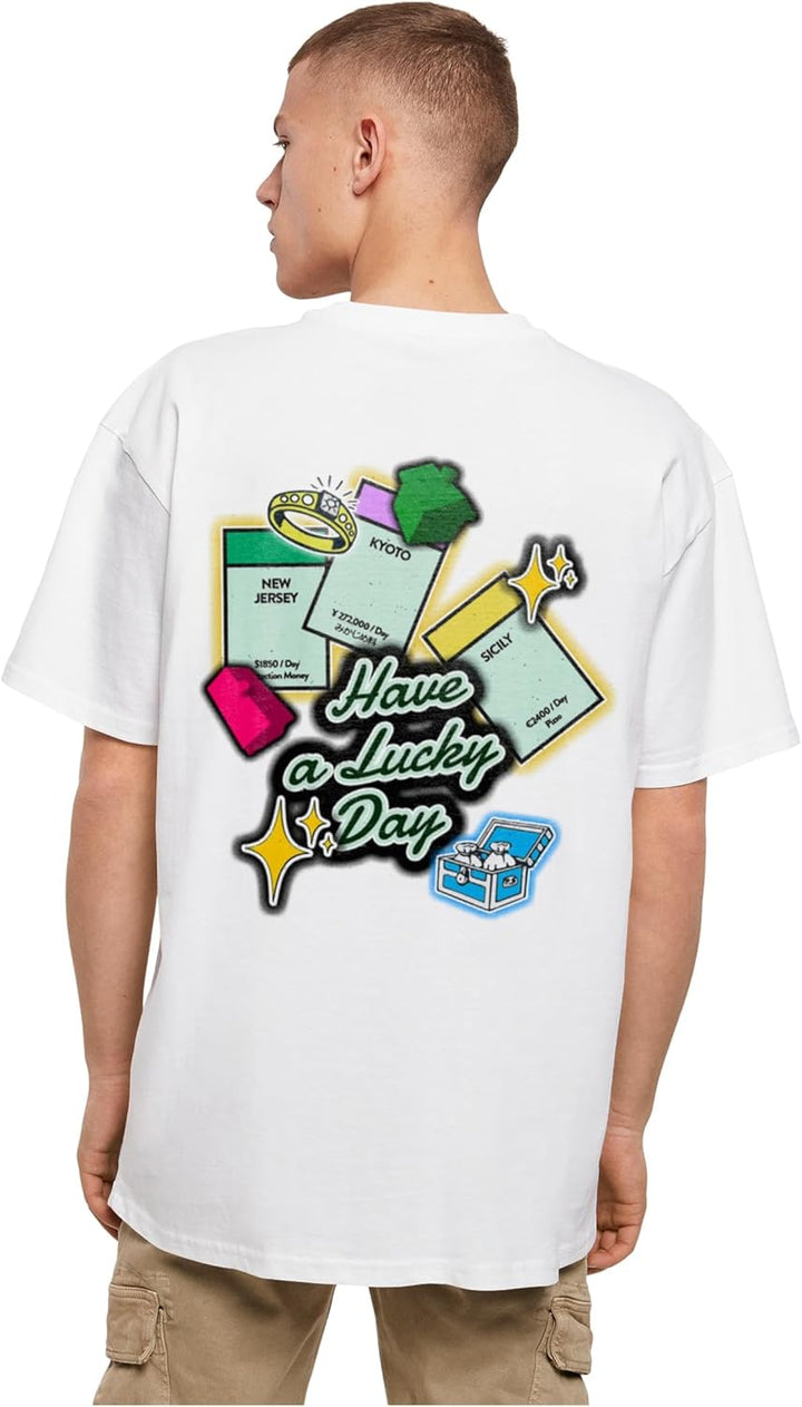 Mister Tee Herren Intepol Oversize Tee XXL Weiss, XXL Weiss