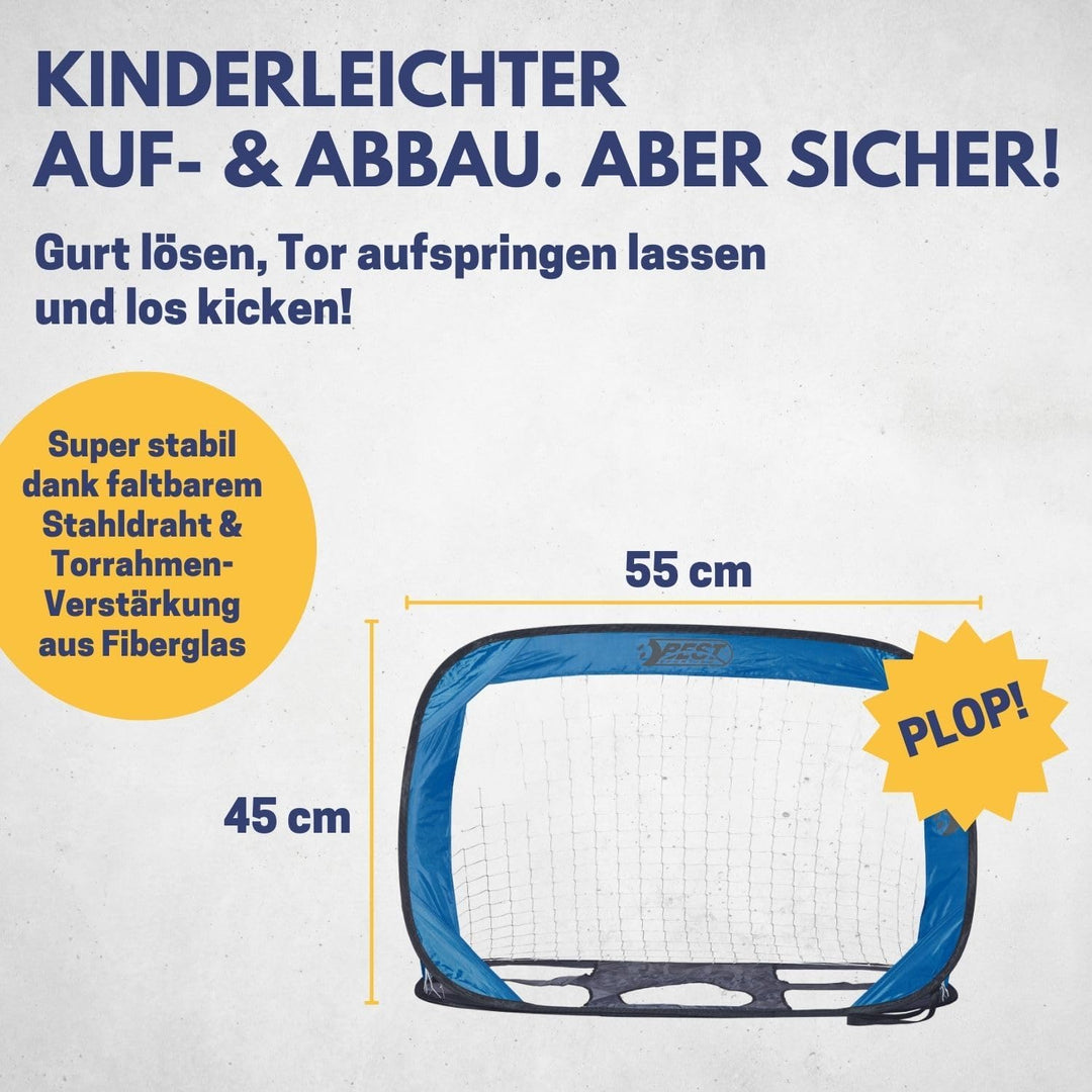 Best Sporting Pop Up Fussballtor Kinder I Fussballtore draussen Kinder in verschiedenen Modellen I K