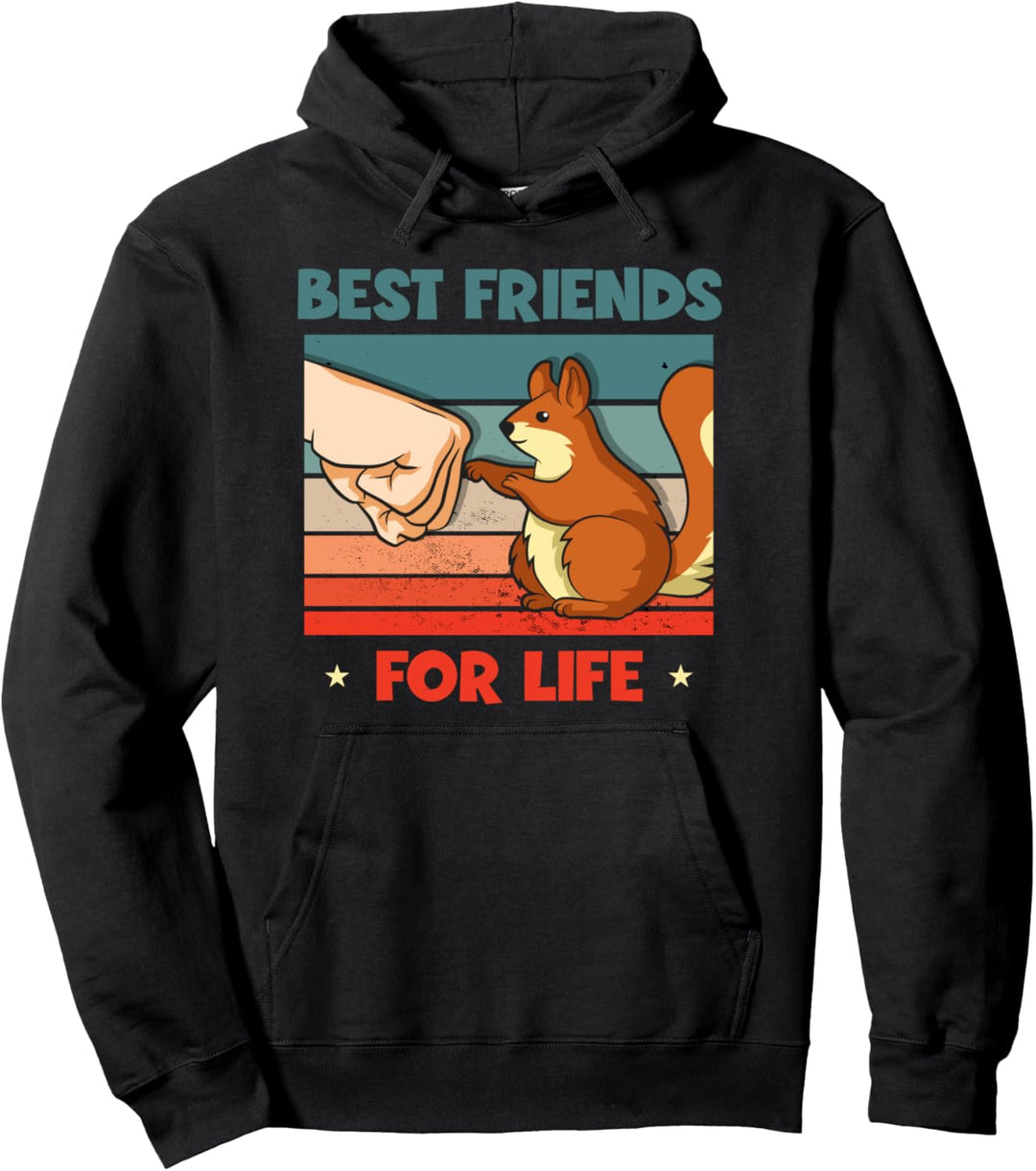 Best Friends For Life Grauhörnchen Squirrel Eichhörnchen Pullover Hoodie
