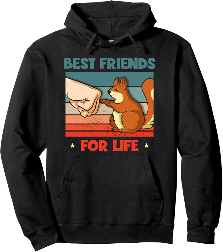 Best Friends For Life Grauhörnchen Squirrel Eichhörnchen Pullover Hoodie