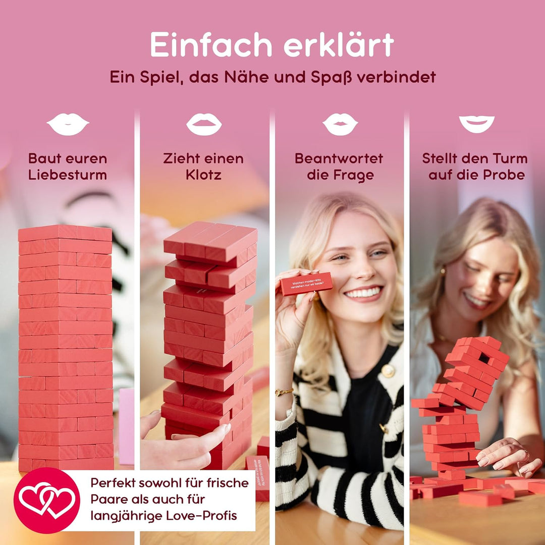 Love Blocks – Spiele für Paare zu zweit | Date Night Ideen | Paarzeit | Liebe | Couple | Pärchen Ges