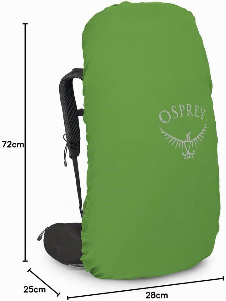 Osprey Herren Kestrel 68 Backpack (1er Pack) L-XL Schwarz, L-XL Schwarz