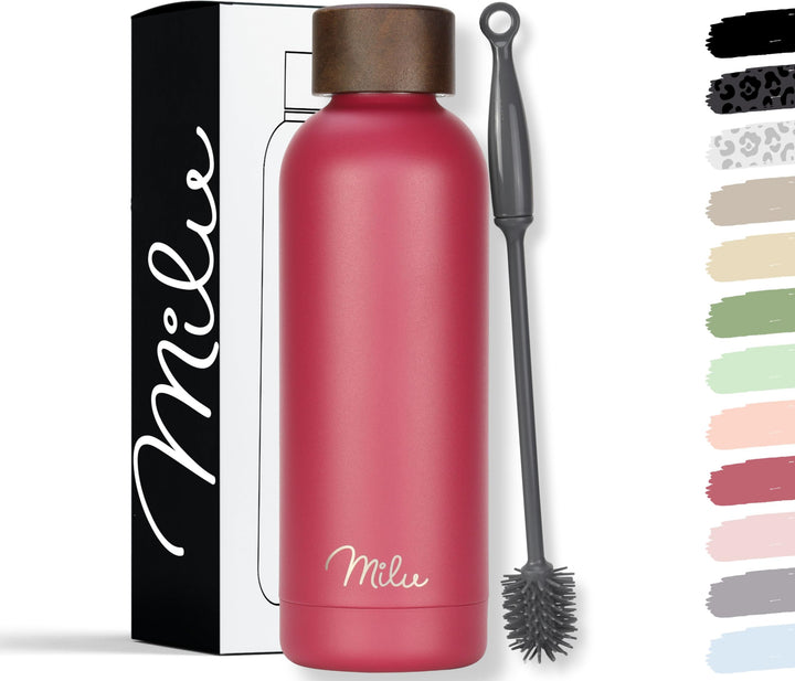 Milu Thermosflasche 750ml Isolierte Edelstahl Thermo Trinkflasche Thermoskanne Auslaufsichere Isolie