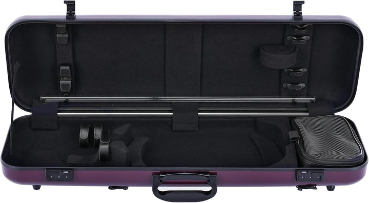GEWA Violinkoffer AIR 2.1 violett hochglanz Made in Germany Violett ohne zusätzlichen Seitengriff, V