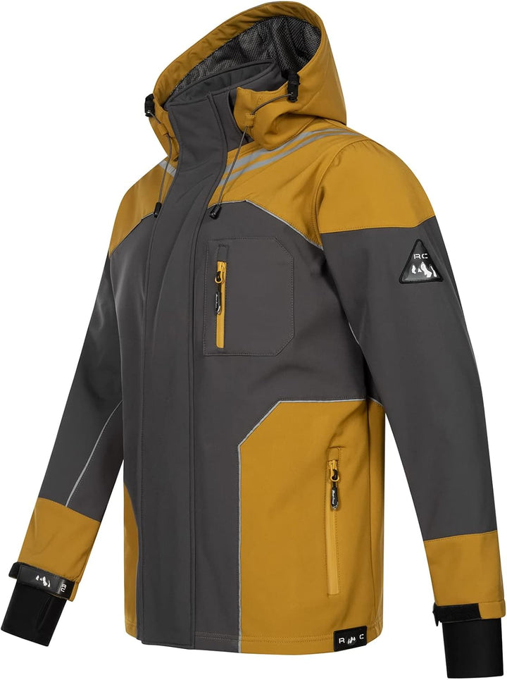 Rock Creek Herren Softshell Jacke Outdoor H-312 S Maisgelb, S Maisgelb