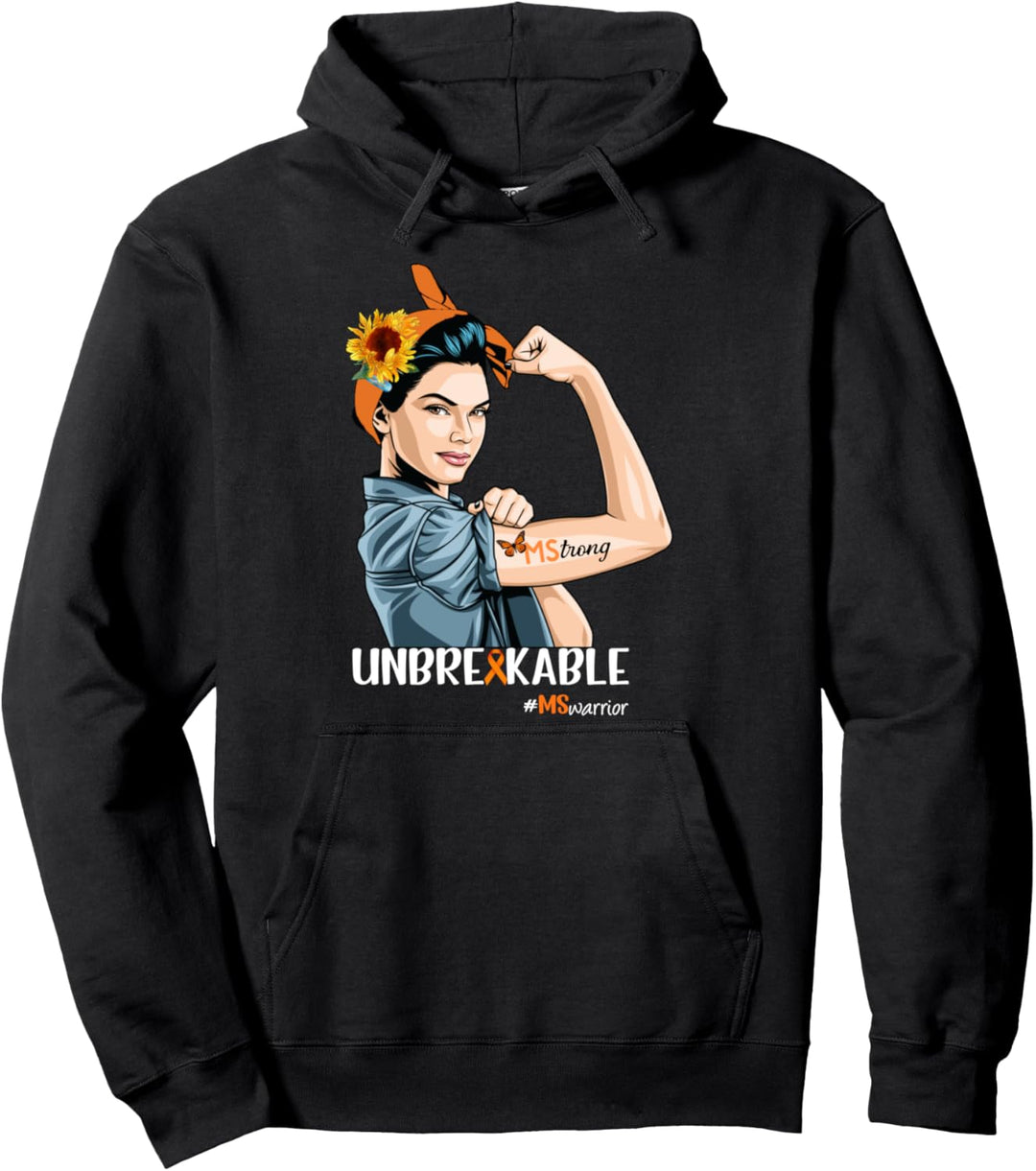 MS Warrior, Multiple Sklerose Awareness, MS Fighter, MS Pullover Hoodie