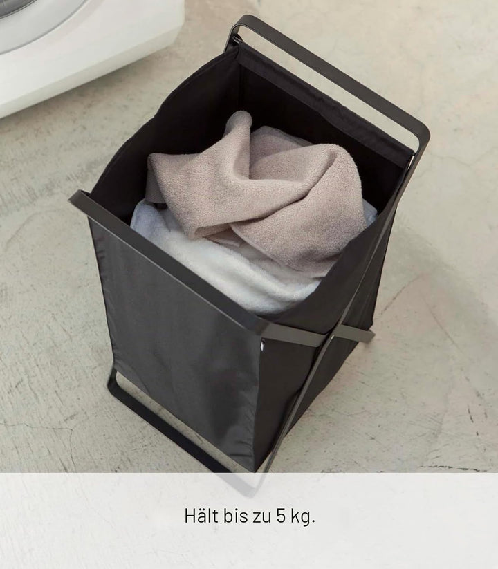 Laundry Basket - Tower - black Schwarz, Schwarz