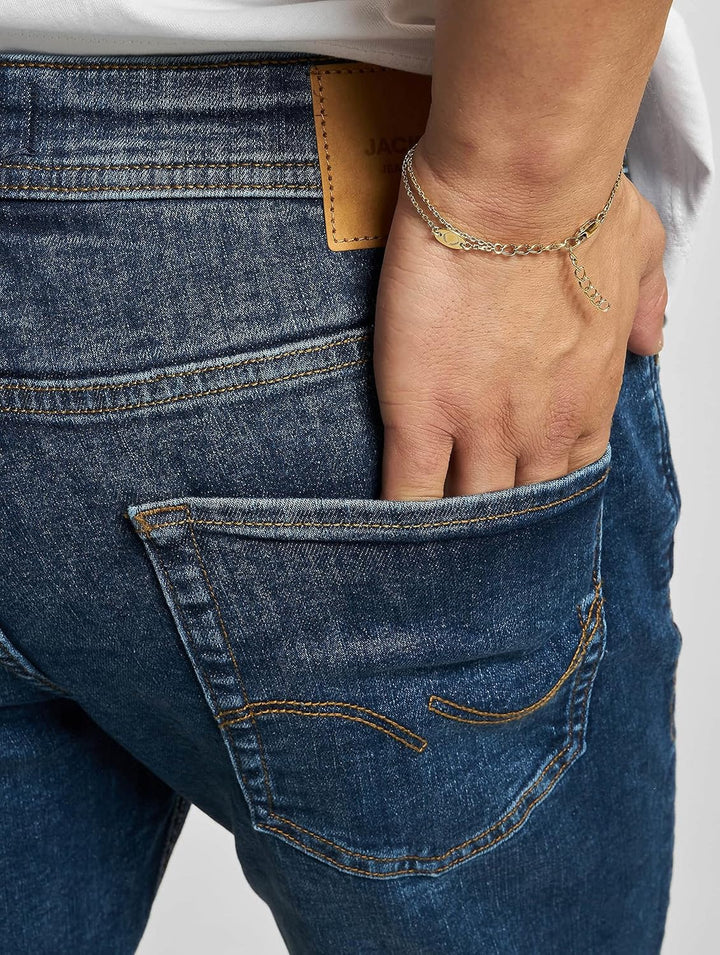 JACK & JONES Herren Jeans 28W / 32L Blue Denim, 28W / 32L Blue Denim