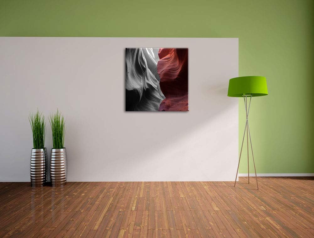 Pixxprint toller Antelope Canyon als Leinwandbild/Grösse: 70x70 cm/Wandbild/Kunstdruck/fertig bespan