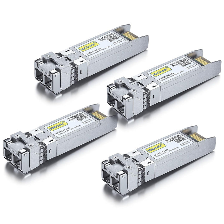 10GBase-SR SFP+ Transceiver, 10G 850nm MMF Module for Ubiquiti UniFi UF-MM-10G, up to 300m, Pack of