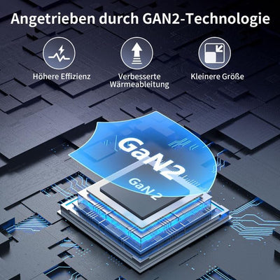 FINIBO USB C Ladegerät Mehrfach: 100W 6-Port Schnellladegerät mit USB-C und USB-A, Tragbarer USB C W