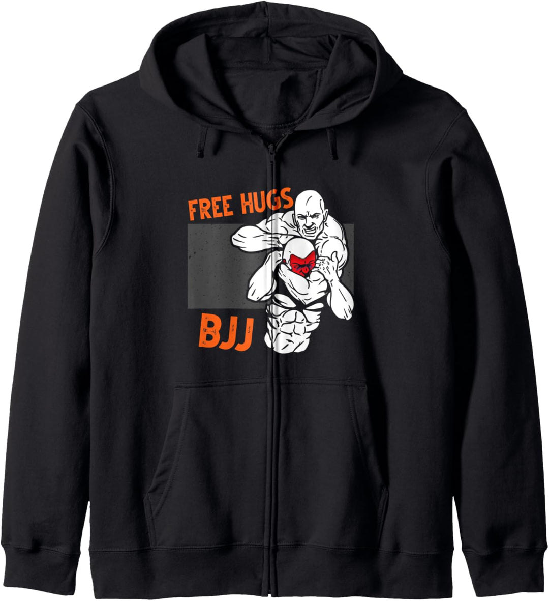 Free Hugs - Brazilian Jiu Jitsu - BJJ Martial Arts Funny MMA Kapuzenjacke