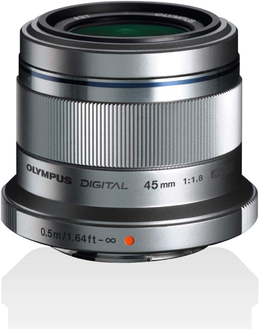 Olympus M.Zuiko Digital 45mm F1.8 Objektiv, lichtstarke Festbrennweite, geeignet für alle MFT-Kamera