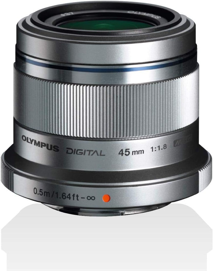 Olympus M.Zuiko Digital 45mm F1.8 Objektiv, lichtstarke Festbrennweite, geeignet für alle MFT-Kamera