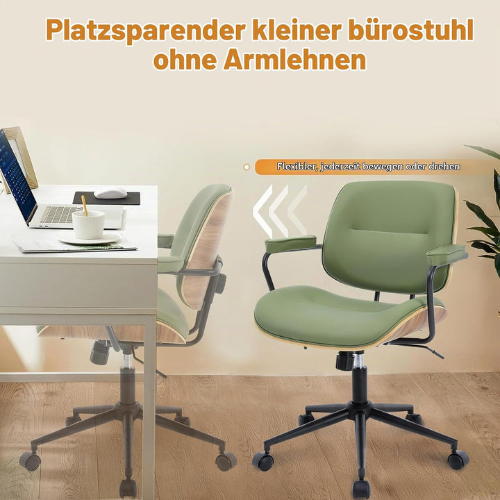 Homeoffice Bürostuhl Ergonomisch Stuhl Drehstuhl mit Armlehne Medieval Modern Bürostuhl 360°Drehbar