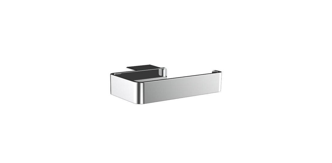 emco LOFT Papierhalter ohne Deckel, eleganter Toilettenpapierhalter zum Schrauben aus Aluminium, hoc