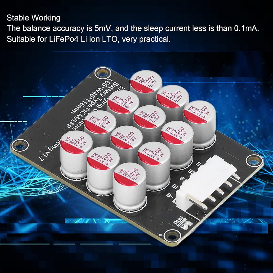Batterieaktiver Equalizer, 5A Universal Cell Balancer, Lifepo4 Lion Lithium Balance Board mit Kabel