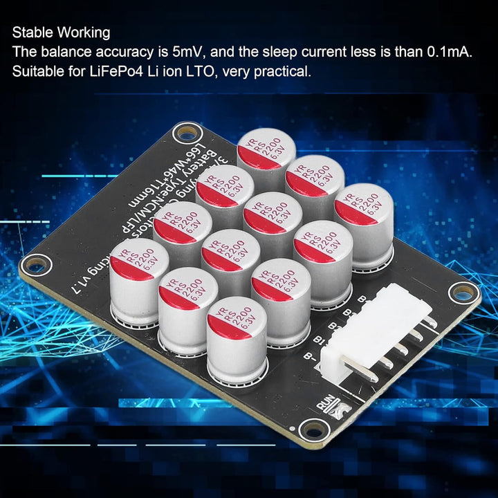 Batterieaktiver Equalizer, 5A Universal Cell Balancer, Lifepo4 Lion Lithium Balance Board mit Kabel