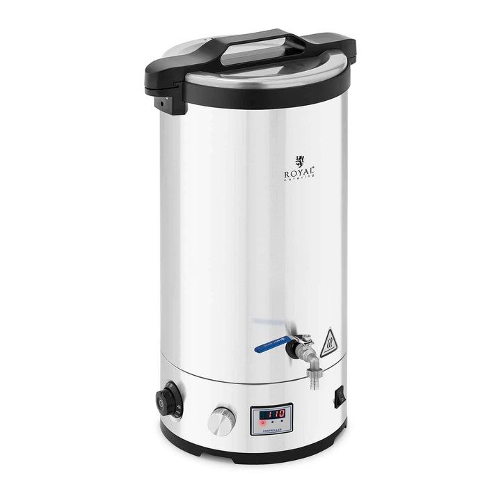 Royal Catering RCBM-30CK Maischekessel 30 l 700/1.800/2.500 W 30-110 °C Edelstahl Fermenter Fermenti