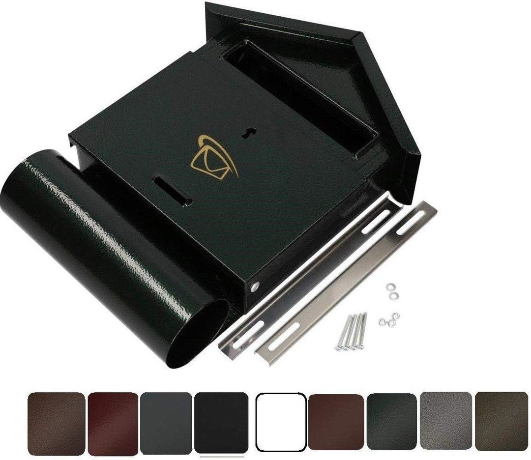 KOTARBAU Briefkasten 340x260x55 mm Zeitungsfach Wand Zaun Ständer Verzinkt B6 Wetterbeständig Versch