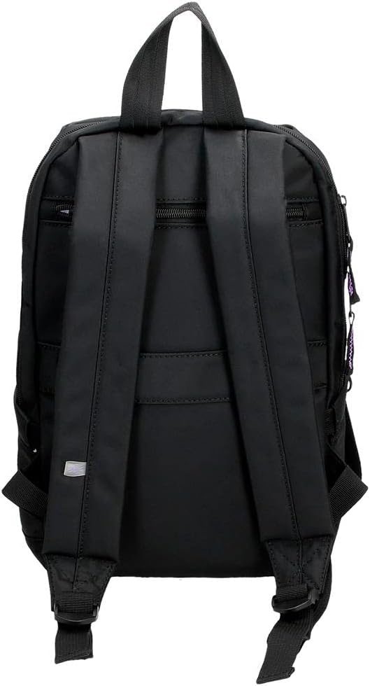 Reebok Linden Umhängetasche Schwarz 21,5x15x5 cm Polyester Bandolera Schwarz, Bandolera Schwarz