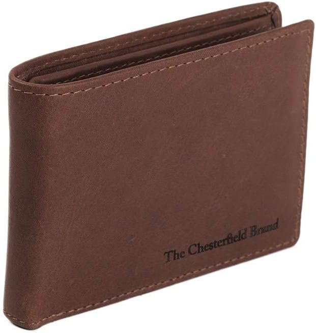 The Chesterfield Brand Leder Portemonnaie Braun Enzo RFID Safe