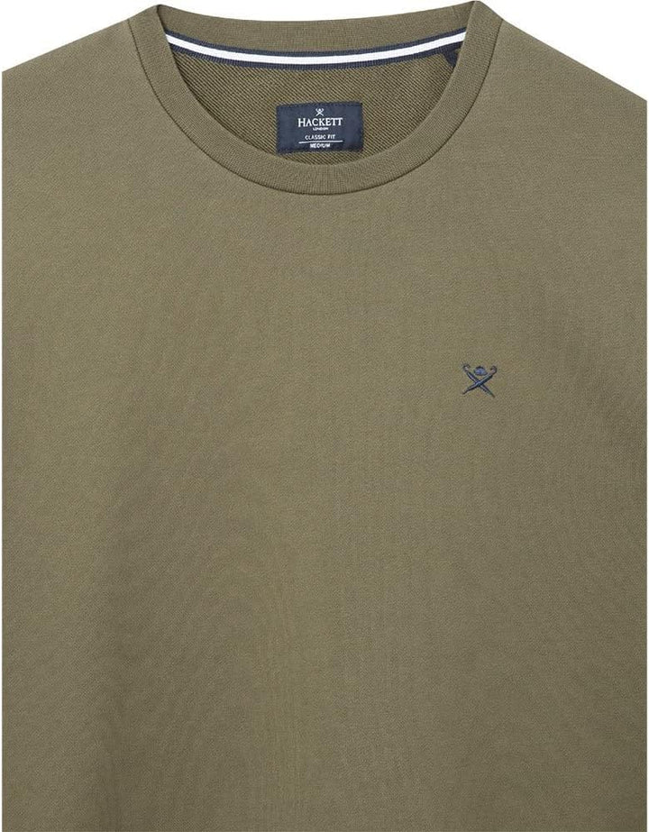 Hackett London Herren Hackett LDN Logo CRW Sweater S Ivy, S Ivy
