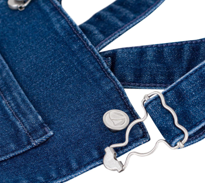 Petit Bateau Baby - Mädchen A0f4q Tag-Kleidung 92 Mittleres Denim, 92 Mittleres Denim