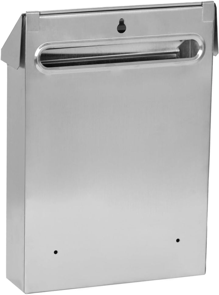 ARREGUI Smart E5727 Briefkasten oder Durchwurfbriefkasten aus Edelstahl, Grösse S (DIN A5 Post), Wan