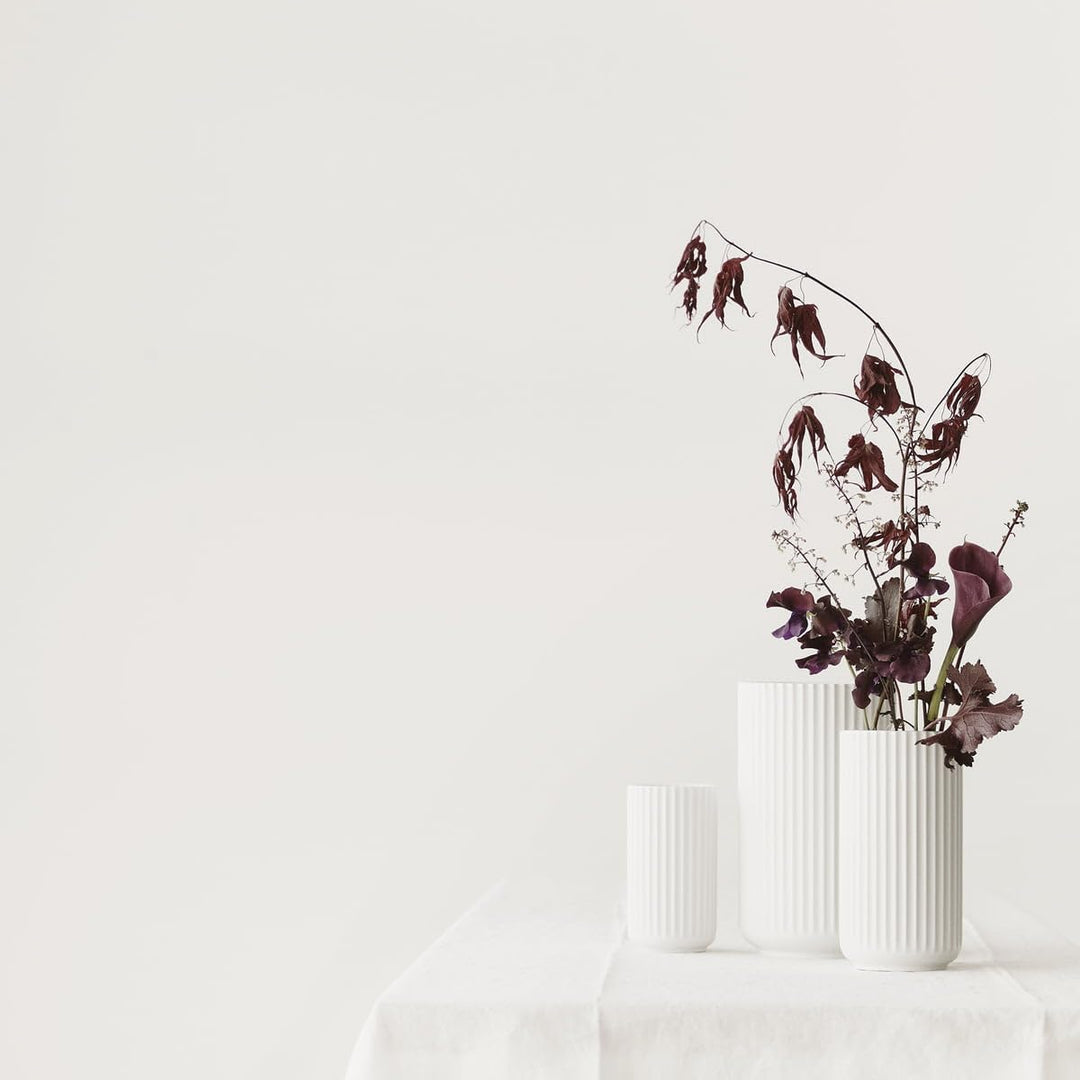Lyngby Porcelæn Vase H12.5 cm Lyngby Designklassiker Zeitloses Design, Weiss H12,5 cm Weiss, H12,5 c