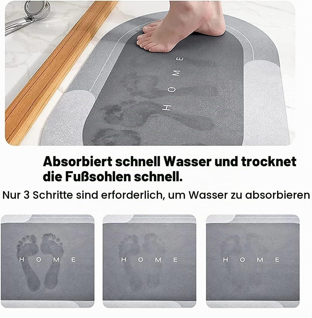 YeahBoom Super Absorbierende Bodenmatte,Schmutzabweisend Bodenmatte Für Bad,Memory-Schaum-Badematten